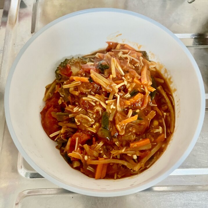 シャキシャキ無水カレー